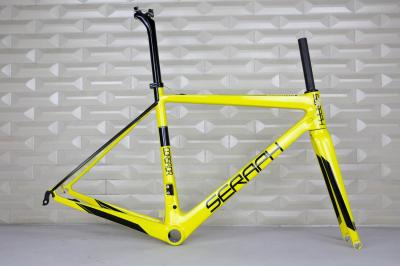 T1000 seraph Road Bike Carbon Fiber Stiff Racing Bicycle Frame+Fork+Seat Post+Clamp Frameset , accept paint carbon frame